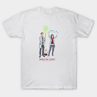 Fitzsimmons - Science March (With Title) T-Shirt